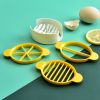 1pc 3 In 1 Egg Slicer; Multi-functional Egg Cutter; Kitchen Creative Tools