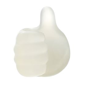 Silicone Thumb Wall Hook Creative Adhesive Thumb Cable Clip Key Hook Wall Hangers for Data Cable Earphone Belt hat Key Storage (type: Transparent 12 packs)