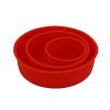 Round Silicone Egg Baking Pans; Cup Pastry Muffins Cake Molds; Baking Accessories; Silicone Molds