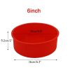 Round Silicone Egg Baking Pans; Cup Pastry Muffins Cake Molds; Baking Accessories; Silicone Molds